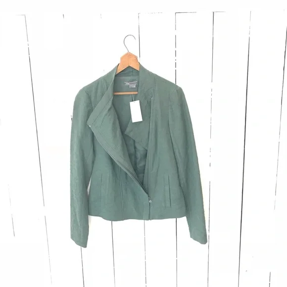 •Vince frise asymmetrical textured jacket NWT• Size S - Picture 4 of 9